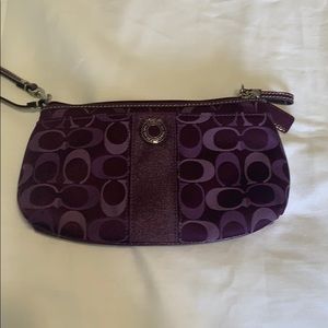 Coach Purple Handbag